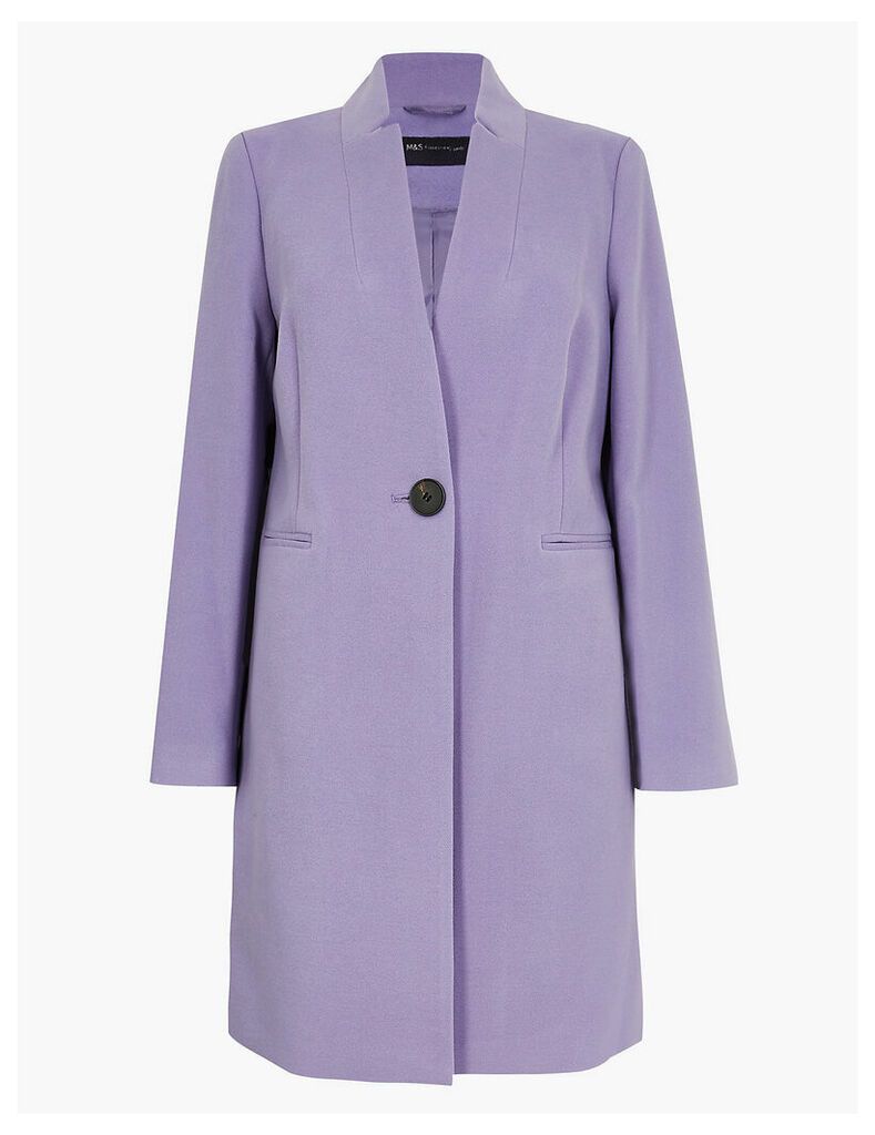 M&S Collection PETITE Single Breasted Coat