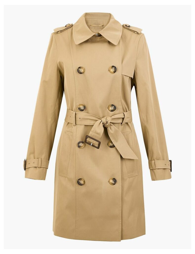 M&S Collection PETITE Double Breasted Coat
