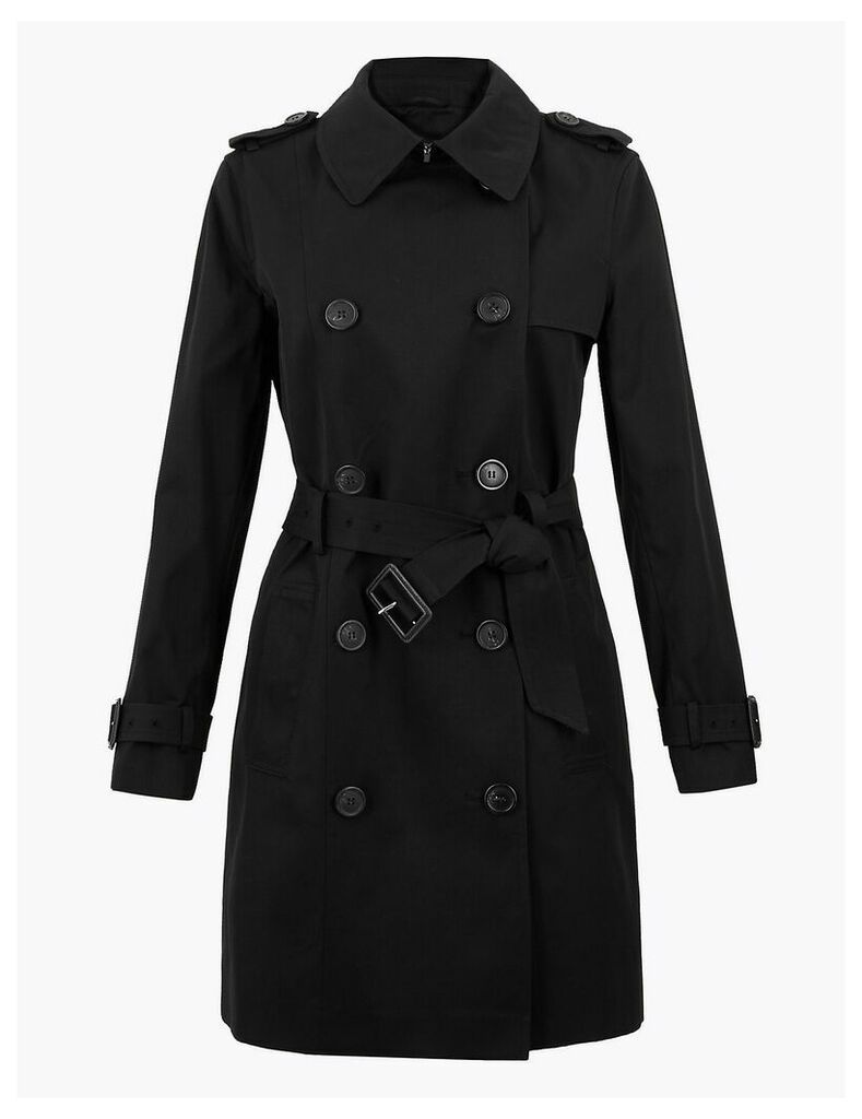 M&S Collection PETITE Double Breasted Coat