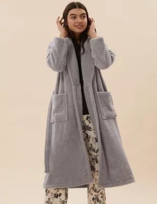 Womens Pure Cotton Towelling Dressing Gown