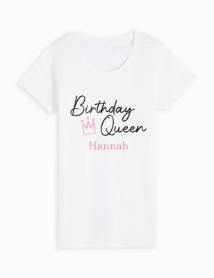 Womens Personalised Ladies Birthday T-Shirt