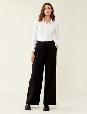 Womens Wide Leg Trousers