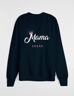 Womens Personalised Mama Sweatshirt