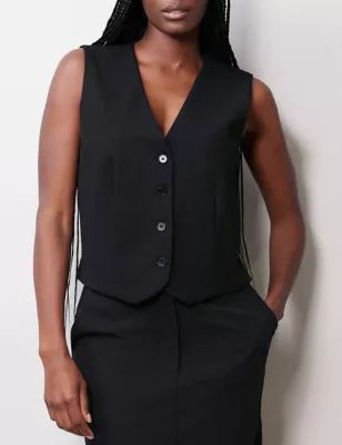 Womens Tailored Relaxed Waistcoat
