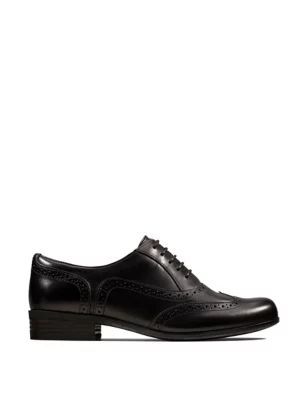 Womens Leather Lace Up Brogues
