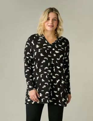 Womens Jersey Printed Tunic