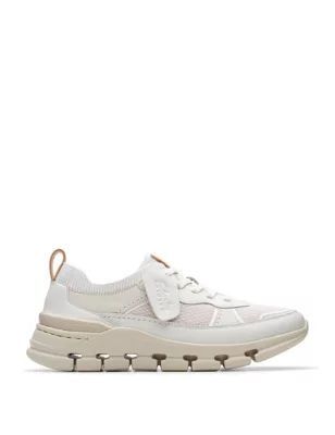 Womens Nature X Cove Leather Trainers