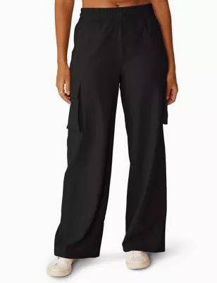 Womens City Chic Cargo Relaxed Trousers