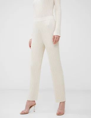 Womens Pleated Slim Fit Trousers