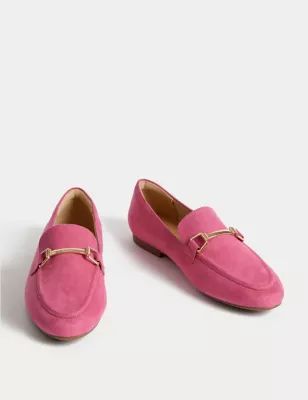 Womens Trim Detail Slip On Flat Loafers
