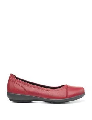 Womens Robyn II Wide Fit Leather Ballet Pumps