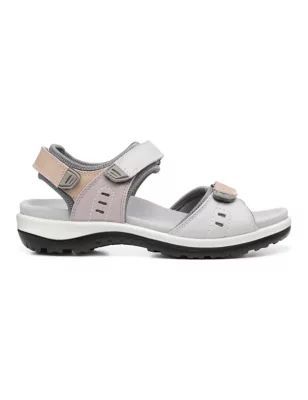 Womens Walk II Leather Ankle Strap Riptape Sandals