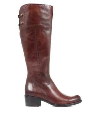 Womens Leather Knee High Boots
