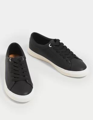 Womens Lace Up Eyelet Detail Trainers