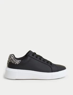 Womens Lace Up Chunky Trainers