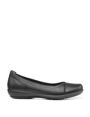 Womens Robyn II Leather Ballet Pumps