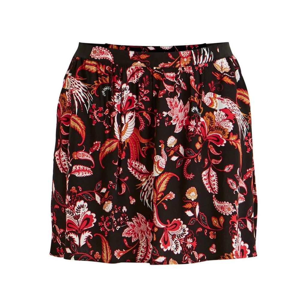 Floral Print Short Skirt