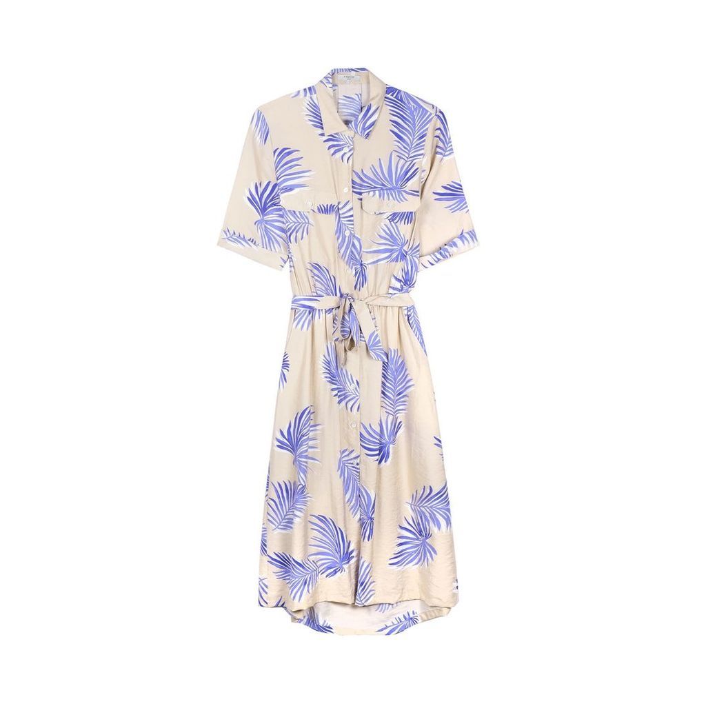 Printed Short-Sleeved Dress