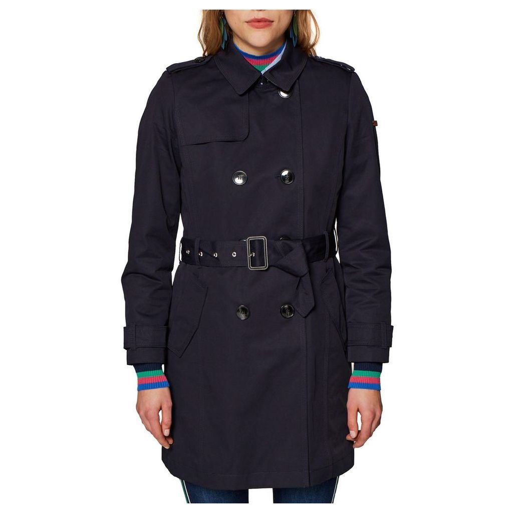 Cotton Trench Coat with Belt