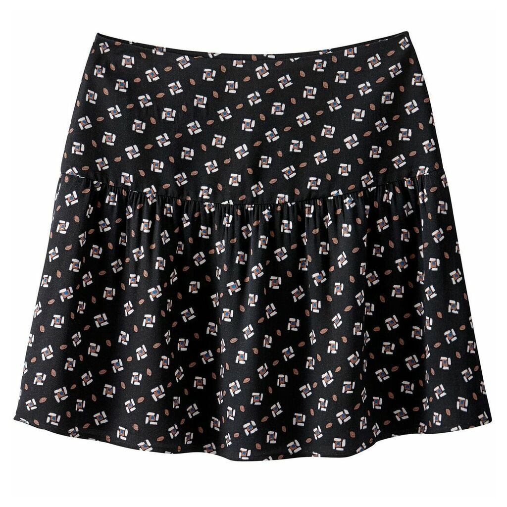 Short Printed Skirt