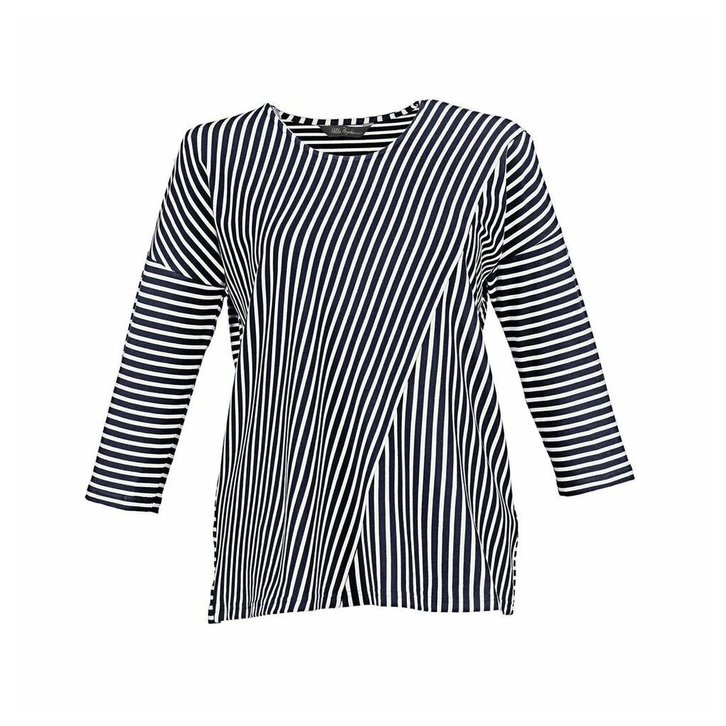 Breton Striped T-Shirt with 3/4 Length Sleeves