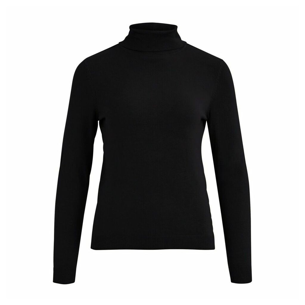 Fine Knit Jumper with Roll Neck