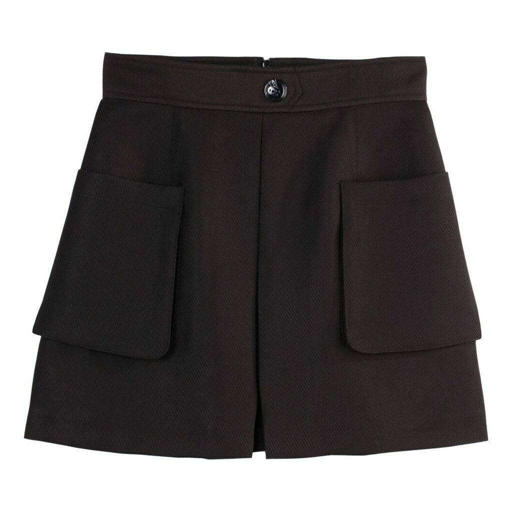 Flared Short Skirt