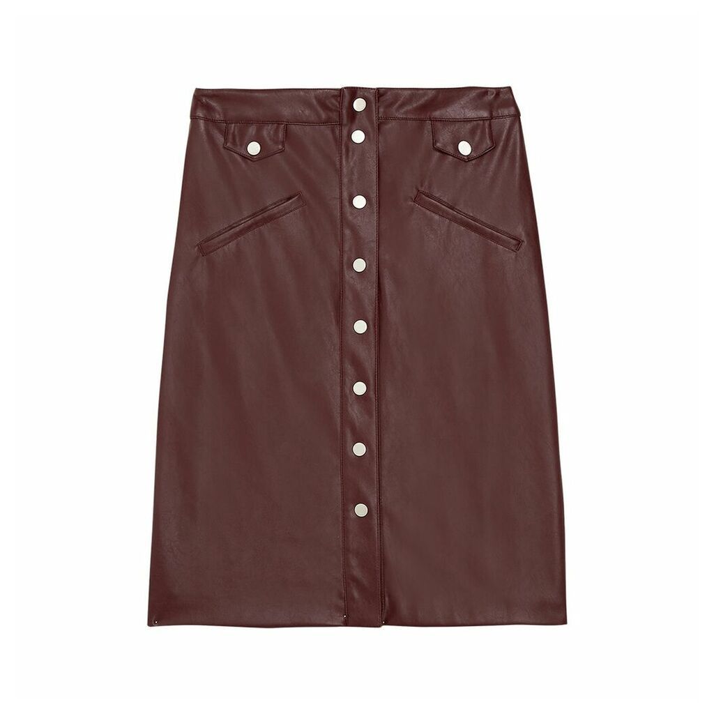 FIONA Straight Buttoned Skirt