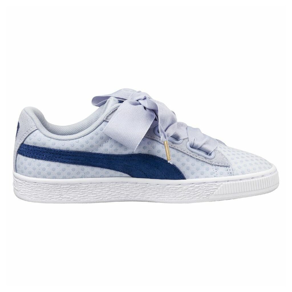 Heart Denim Trainers