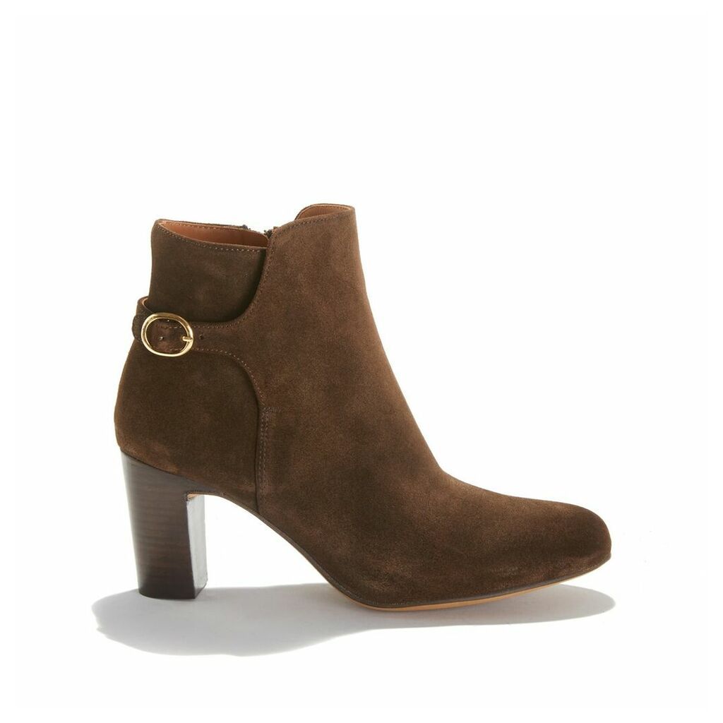 Gedeon High-Heeled Boots in Suede