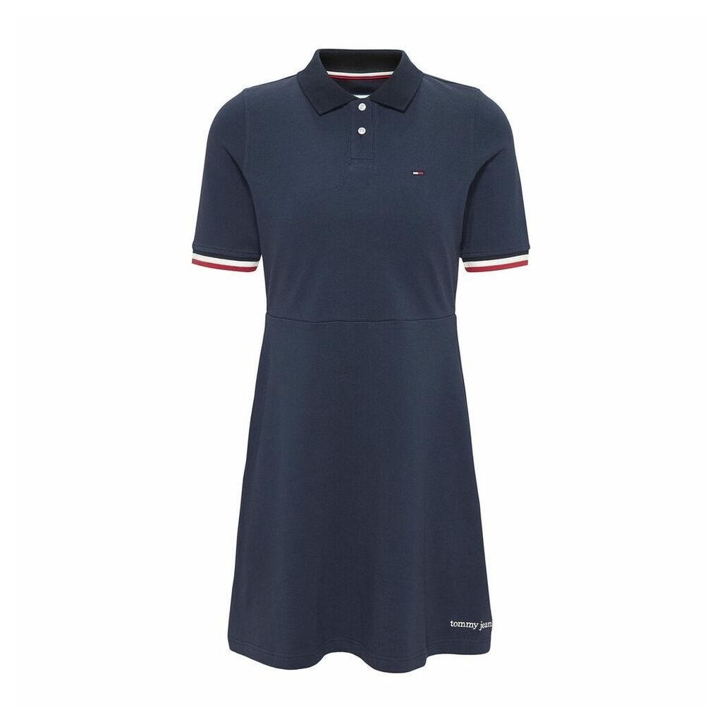 Cotton Polo Dress with Short Sleeves