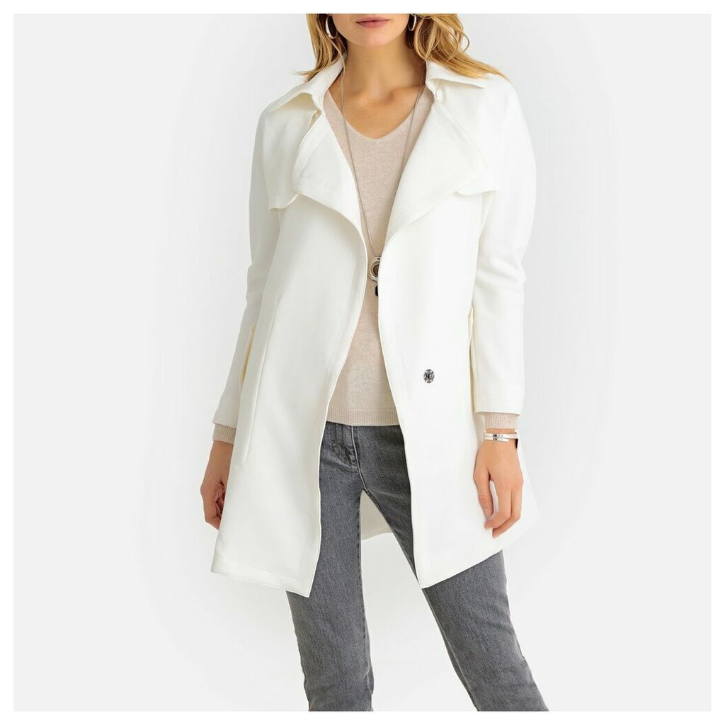 Short Trench Coat with Pockets