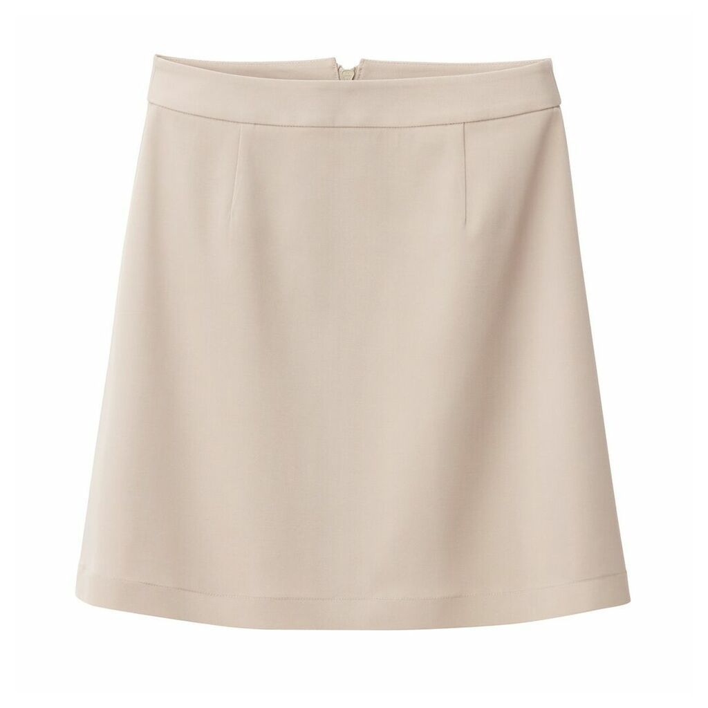 Short Back Zip Skirt