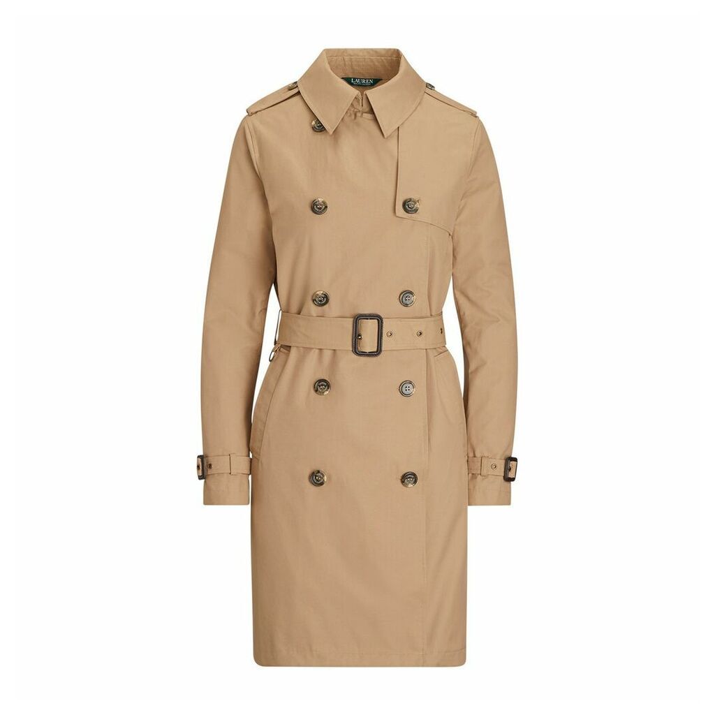 Waterproof Mid-Length Double-Breasted Coat