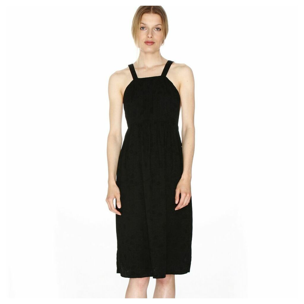 Strappy Dress with Cut-Out Pattern on the Back and Open Sides