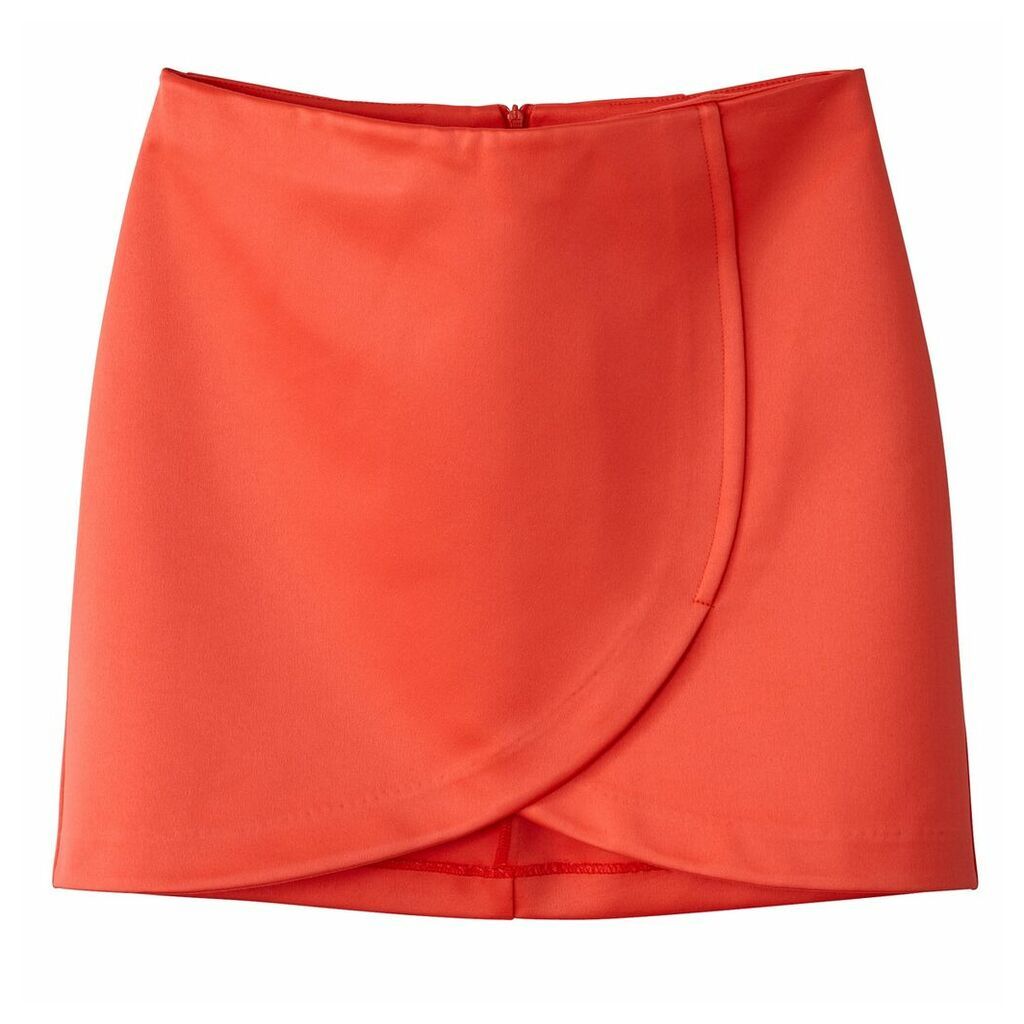 Plain Short Pencil Skirt
