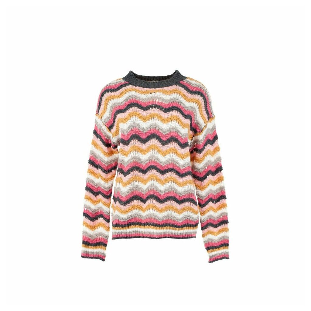 Eloi Rainbow Stripes Jumper in Fine Knit