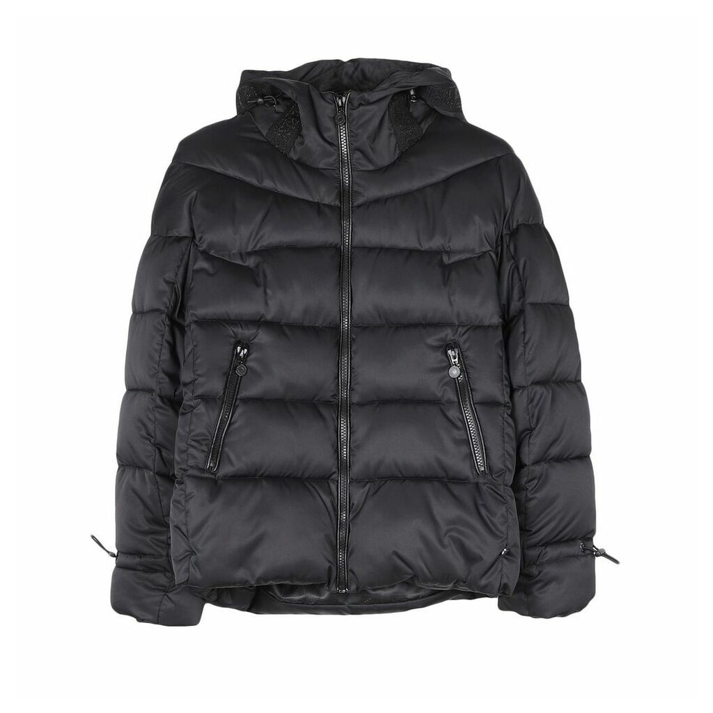 Padded Puffer Jacket with Hood and Pockets