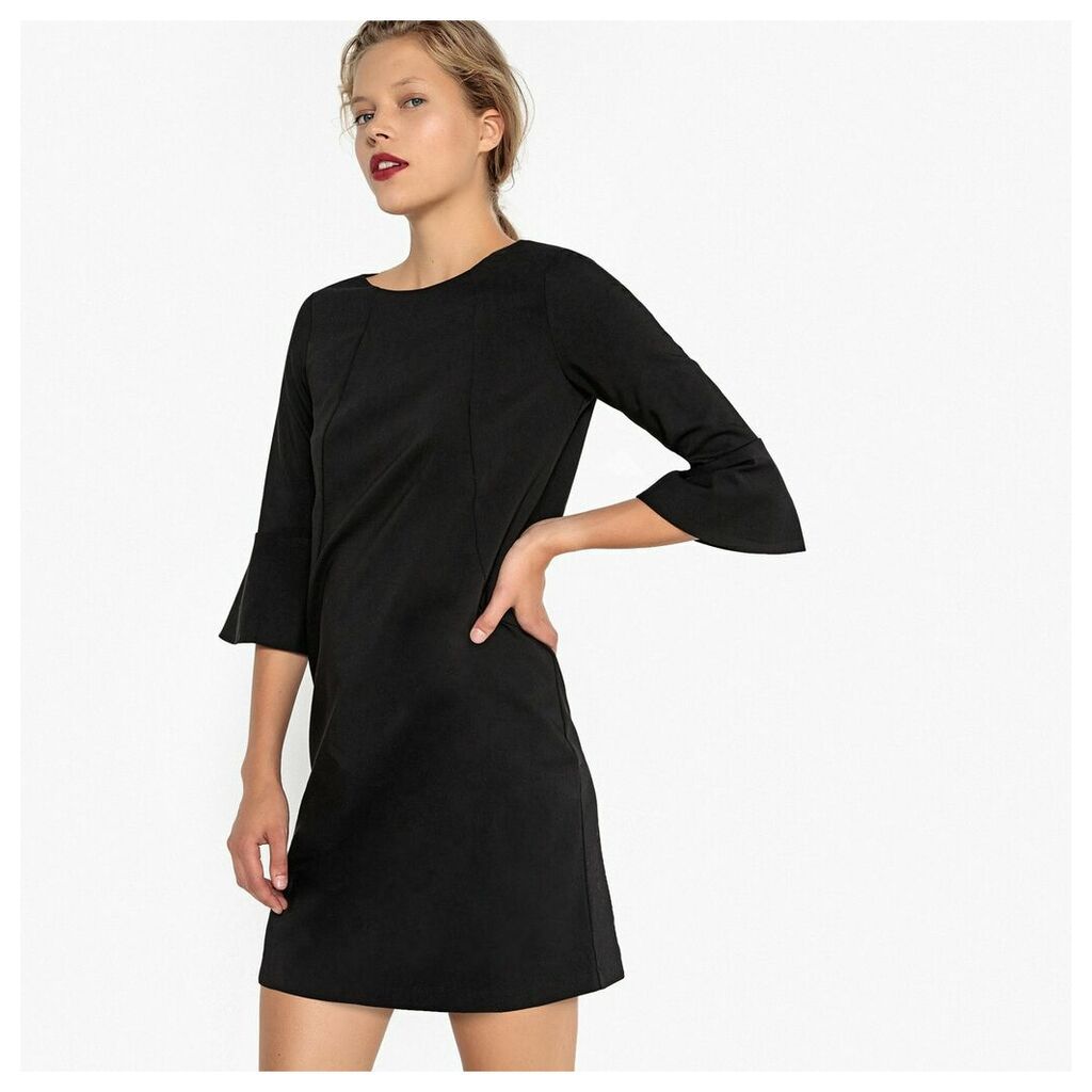 Ruffled Shift Dress with Pretty Back Detail