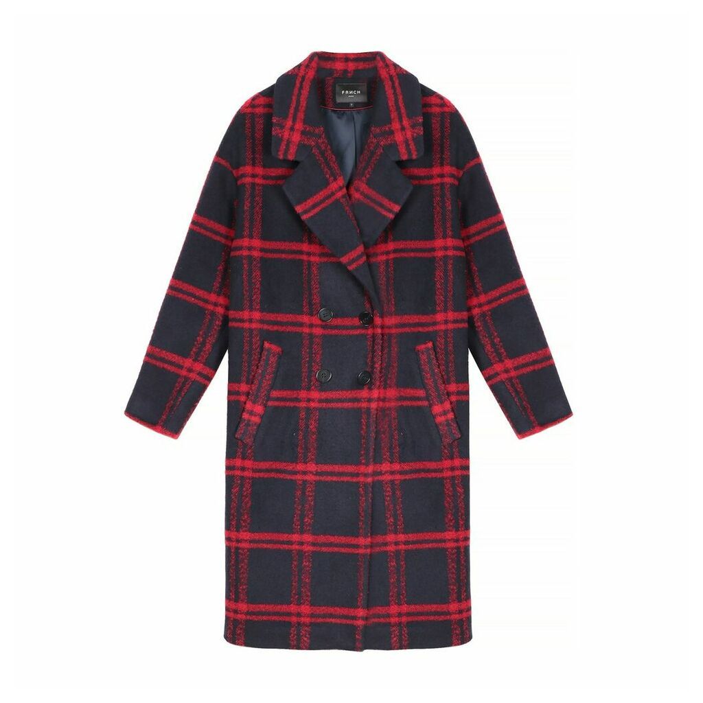 Selyna Long Checked Coat