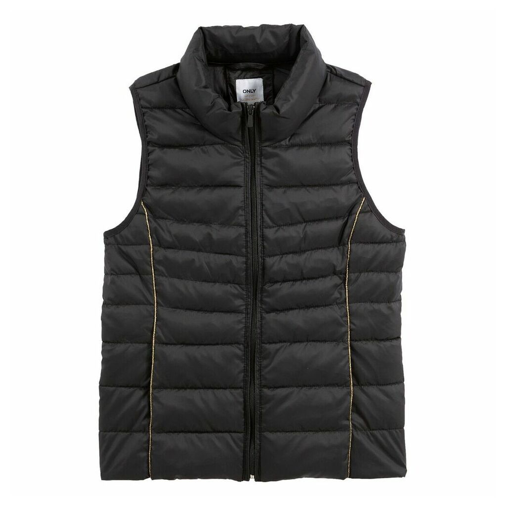 Padded Bodywarmer with High-Neck