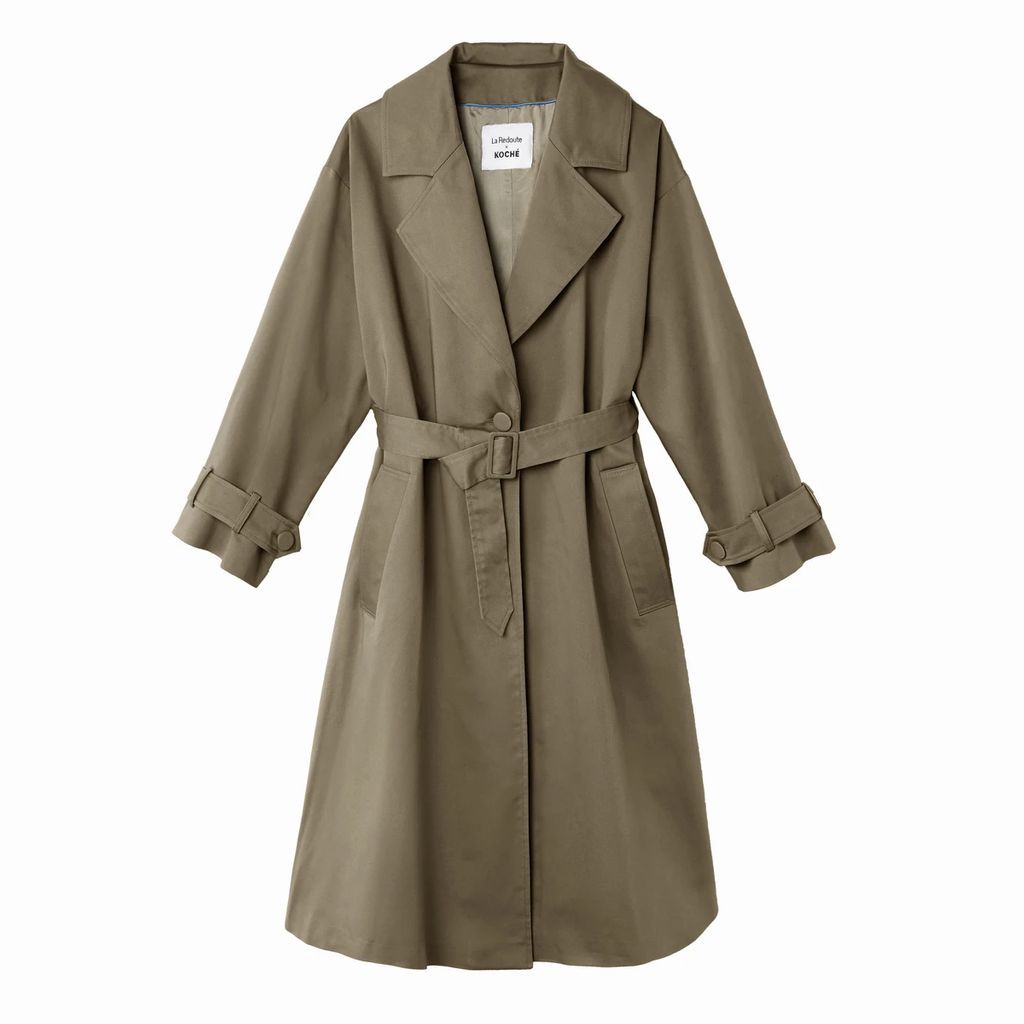 Long Oversize Trench Coat