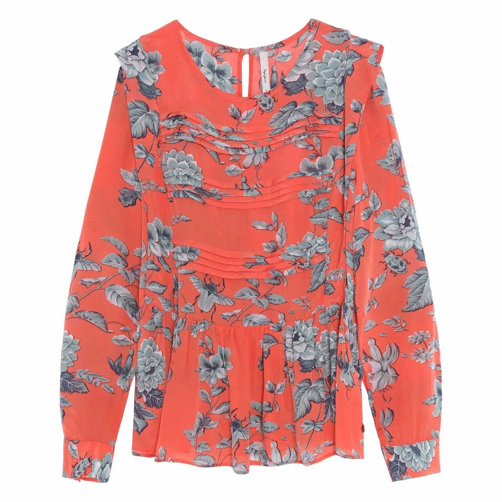 Loren Printed Blouse with Elasticated Waist