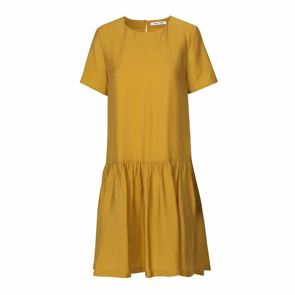 Mille Ruffled Dress with Short Sleeves