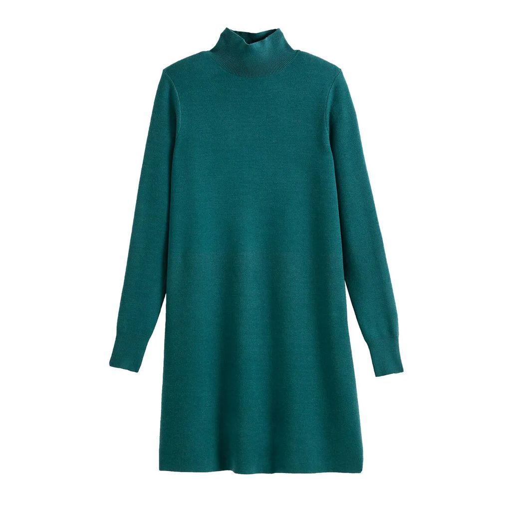 Mini Jumper Dress with Long Sleeves