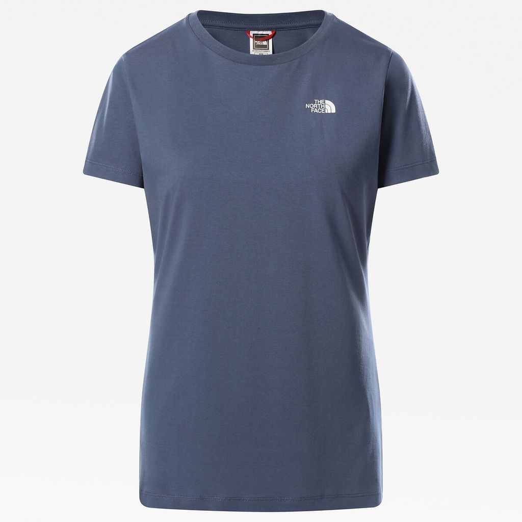 Simple Dome Cotton T-Shirt with Crew Neck and Short Sleeves