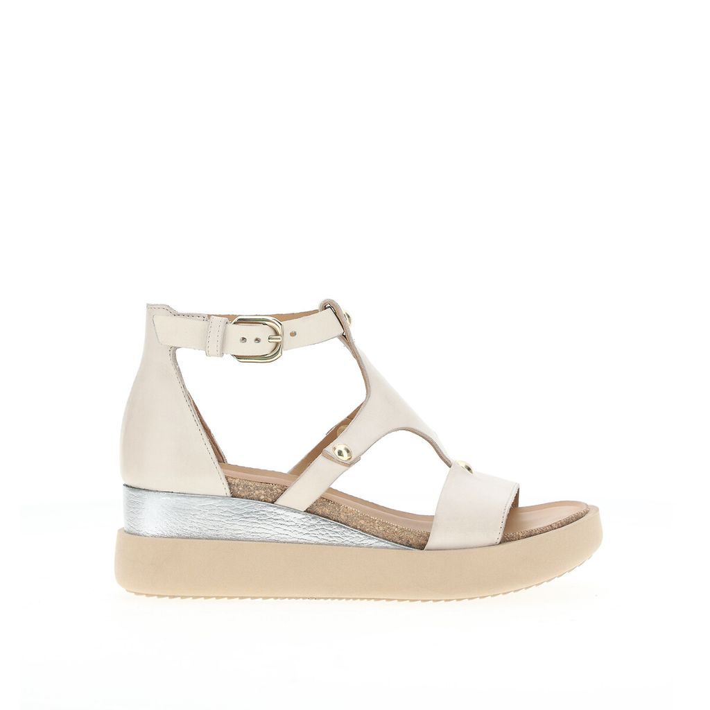 Leather Wedge Sandals