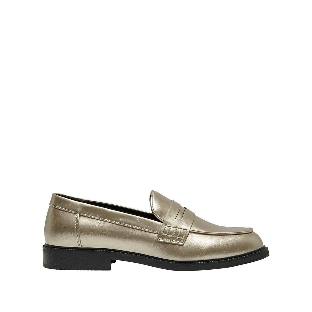 Lux Metallic Loafers