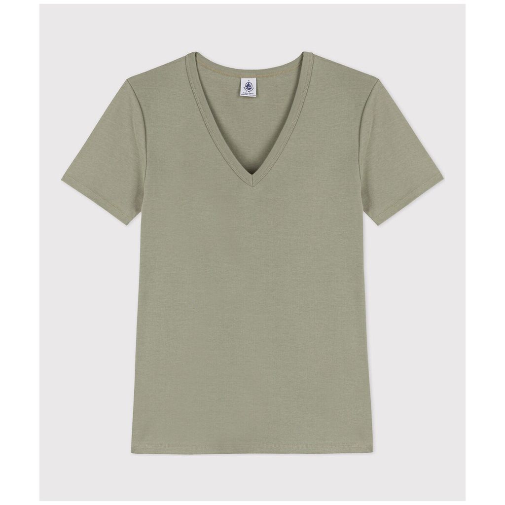 Iconic Organic Cotton T-Shirt with V-Neck