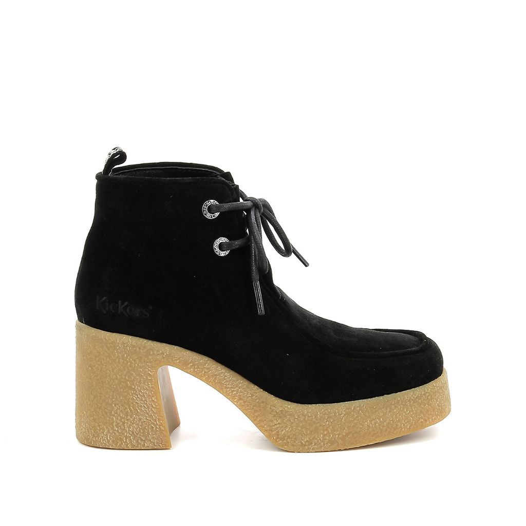 Kick Claire Ankle Boots in Suede with Heel